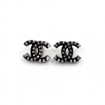 샤넬 여성 블랙 이어링 - Chanel Womens Black Gold Earring 