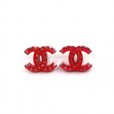 샤넬 여성 레드 이어링 - Chanel Womens Red Gold Earring 