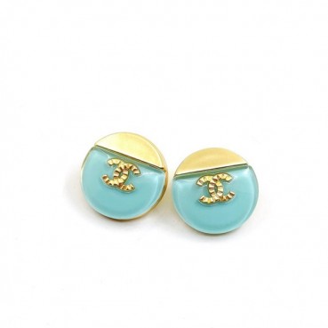 샤넬 여성 블루 이어링 - Chanel Womens Blue Gold Earring 