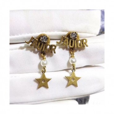 Dior 2020 Ladies Earring  - 디올 2020 여성용 이어링 ACC0124.(옐로우골드)