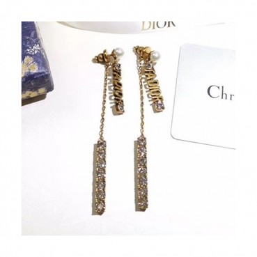 Dior 2020 Ladies Earring  - 디올 2020 여성용 이어링 ACC0122.(옐로우골드)