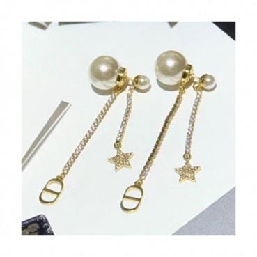Dior 2020 Ladies Earring  - 디올 2020 여성용 이어링 ACC0091.(옐로우골드)