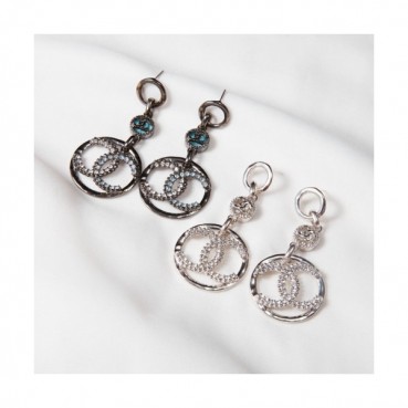 Chanel  Earring  -샤넬 여성 이어링 Cha0107.컬러(블랙,화이트 골드)
