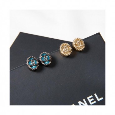Chanel Earring  -샤넬 여성 이어링 Cha0099.(옐로우 골드,블랙)
