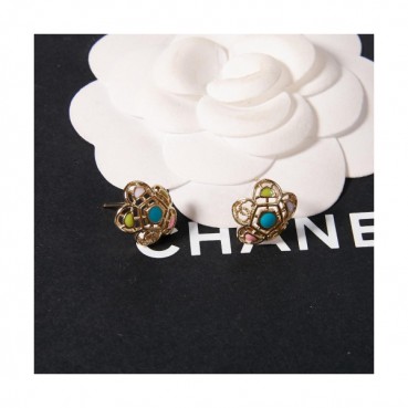 Chanel   earring   - 샤넬 플라워 이어링 cha0043.컬러(옐로우 골드)