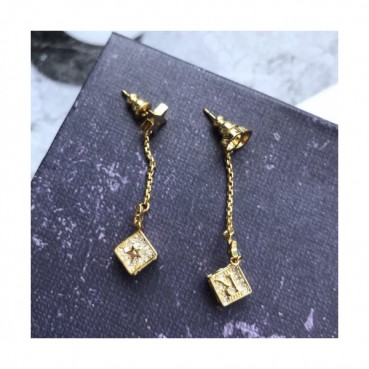 DIOR Vintage Earring  -디올 빈티지 이어링 DIO0007.(옐로우 골드)