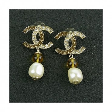 Chanel Pearl  earring   - 샤넬 진주 이어링 cha0037.컬러(옐로우 골드)