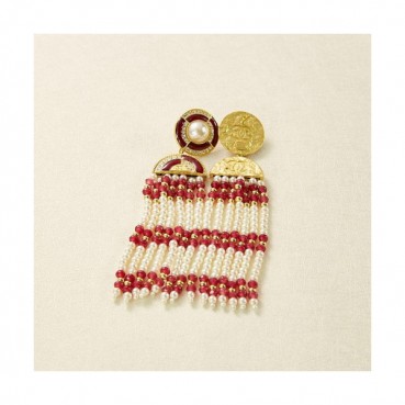 Chanel vintage  earring   - 샤넬 수술  이어링 cha0034.컬러(레드)