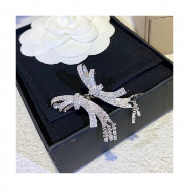 Chanel vintage  earring   - 샤넬 리본  이어링 cha0036.컬러(화이트 골드)