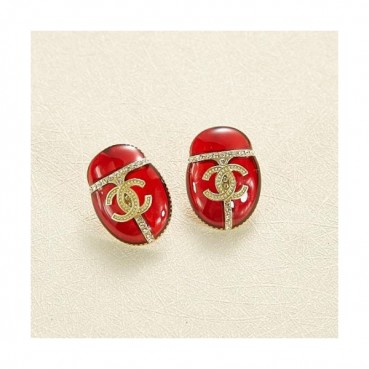 Chanel vintage  earring   - 샤넬 빈티지 이어링 cha0022.컬러(레드)