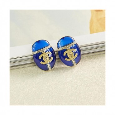 Chanel vintage  earring   - 샤넬 빈티지 이어링 cha0022.컬러(블루)