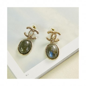 Chanel vintage  earring   - 샤넬 빈티지 이어링 cha0020.컬러(올리브)