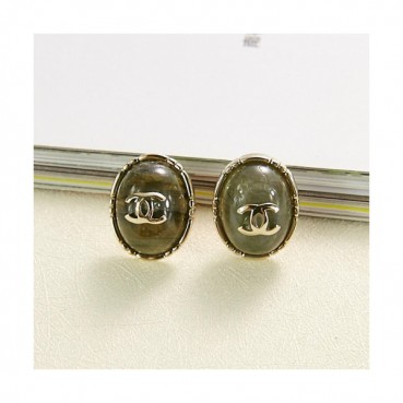 Chanel vintage  earring   - 샤넬 빈티지 이어링 cha0019.컬러(올리브)