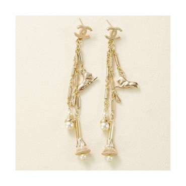 Chanel vintage dog earring   - 샤넬 빈티지 도그 이어링 cha0016.컬러(옐로우 골드)