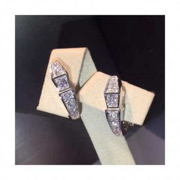 BULGARI  Silver  Earring - 불가리 여성용 실버 귀걸이 Bul0003.