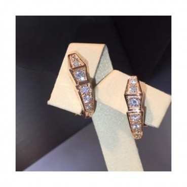 BULGARI  Yellow  Gold  Earring - 불가리 여성용 로즈 골드 귀걸이 Bul0003.