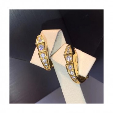 BULGARI  Yellow  Gold  Earring - 불가리 여성용 옐로우 골드 귀걸이 Bul0003.