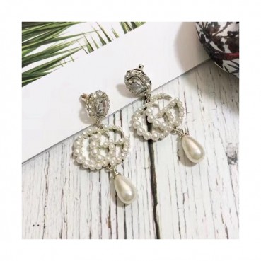 GUCCIr   White Gold Earring - 구찌 여성용 18k도금 화이트 골드  귀걸이