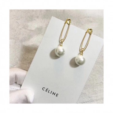 CELINE Yellow Gold Earring - 셀리느 여성용 18k도금 옐로우 골드 귀걸이