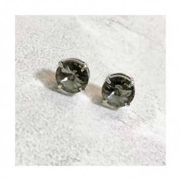 MIU MIU White Gold Earring - 미우미우 여성용 18k도금 화이트 골드 귀걸이