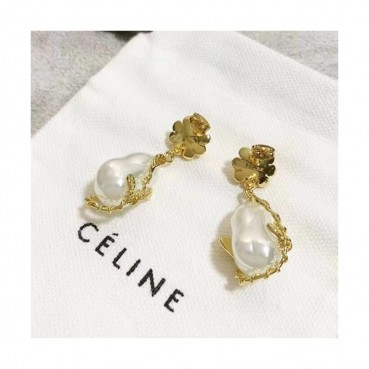 CELINE Yellow Gold Earring - 셀리느 여성용 18k도금 옐로우 골드 귀걸이