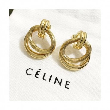 CELINE Yellow Gold Earring - 셀리느 여성용 18k도금 옐로우 골드 귀걸이
