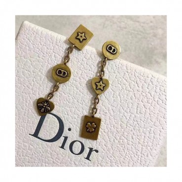 Dior Rose Gold Earring - 디올 여성용 18k도금 로즈 골드 귀걸이