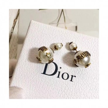 Dior Rose Gold Earring - 디올 여성용 18k도금 로즈 골드 귀걸이