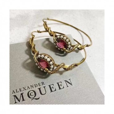 Alexander Mcqueen Rose Gold Earring - 알렉산더 맥퀸 여성용 18k도금 로즈 골드 귀걸이