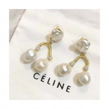 CELINE Yellow Gold Earring - 셀리느 여성용 18k도금 옐로우 골드 귀걸이