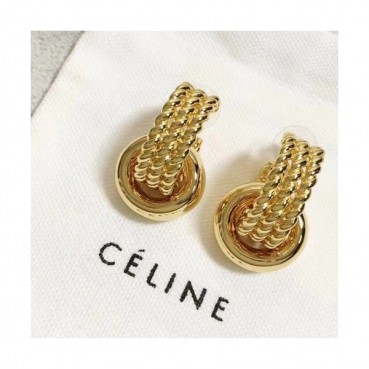 CELINE Yellow Gold Earring - 셀리느 여성용 18k도금 옐로우 골드 귀걸이