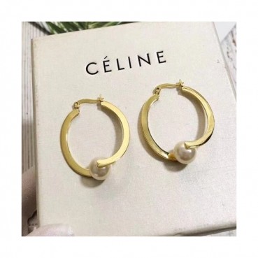 CELINE Yellow Gold Earring - 셀리느 여성용 18k도금 옐로우 골드 귀걸이
