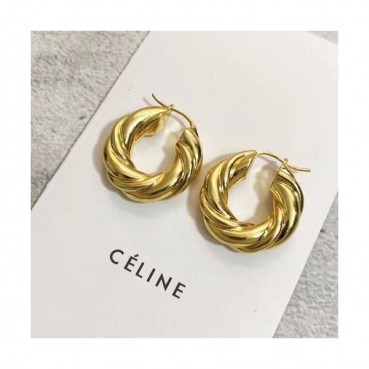 CELINE Yellow Gold Earring - 셀리느 여성용 18k도금 옐로우 골드 귀걸이