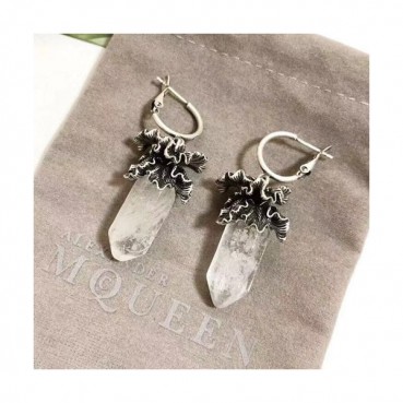 Alexander Mcqueen White Gold Earring - 알렉산더 맥퀸 여성용 화이트 골드 귀걸이