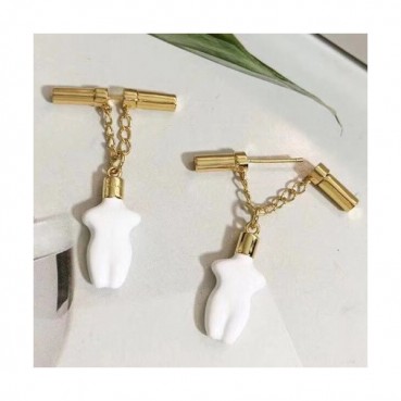 CHLOE  Yellow Gold Earring - 끌로에   여성용 18k도금 옐로우 골드 귀걸이