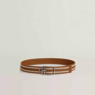 에르메스 남성 하프 코드 리비에라 리버서블 벨트 - Hermes Mens Half Cod Riviera Reversible Belt 