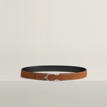 에르메스 남성 S Eperon 버클 리버서블 벨트 - Hermes Mens S Eperon Buckle Reversible Belt 