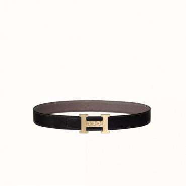 에르메스 남성 H Gourmette 버클 리버서블 벨트 - Hermes Mens H Gourmette Buckle Reversible Belt 