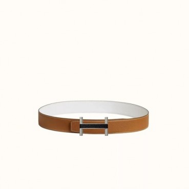 에르메스 남성 브릿지 버클 리버서블 벨트 - Hermes Mens Brigde Buckle Reversible Belt 