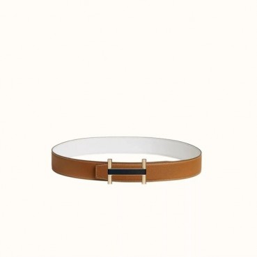 에르메스 남성 브릿지 버클 리버서블 벨트 - Hermes Mens Brigde Buckle Reversible Belt 