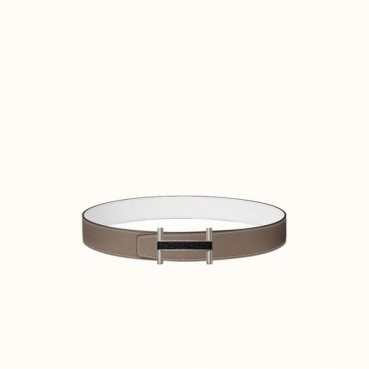에르메스 남성 브릿지 버클 리버서블 벨트 - Hermes Mens Brigde Buckle Reversible Belt 