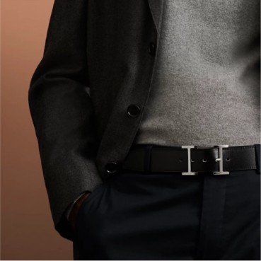 에르메스 남성 아드리앙 버클 리버서블 벨트 - Hermes Mens Hadrien Buckle Reversible Belt 