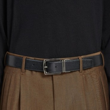 에르메네질도 제냐 남성 리버서블 레더 벨트 - Ermenegildo Zegna Mens Reversible Leather Belt 