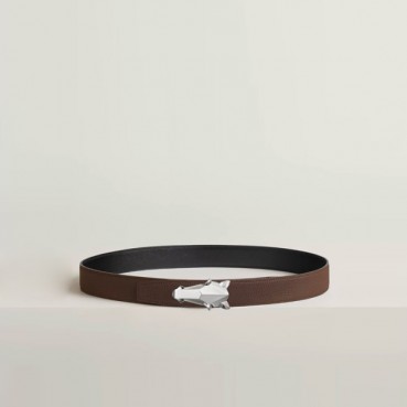 에르메스 남성 데스트리에 버클 리버서블 벨트 - Hermes Mens Destrier Buckle Reversible Belt 