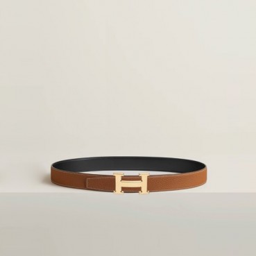 에르메스 남성 H Striee 버클 리버서블 벨트 - Hermes Mens H Striee Buckle Reversible Belt 