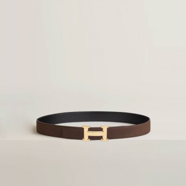 에르메스 남성 H Striee 버클 리버서블 벨트 - Hermes Mens H Striee Buckle Reversible Belt 