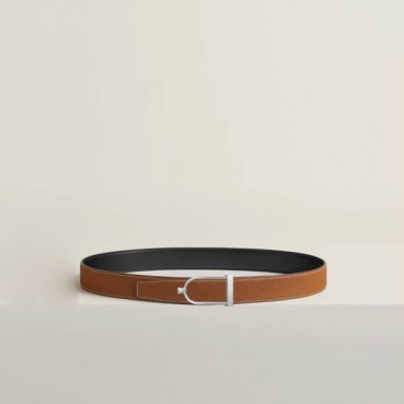 에르메스 남성 Ecrin 버클 리버서블 벨트 - Hermes Mens Ecrin Buckle Reversible Belt 