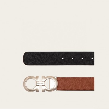 살바토레 페라가모 남성 간치니 벨트 - Ferragamo Mens Gancini Belt 
