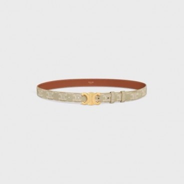 셀린느 여성 트리오페 타우릴롱 벨트 - Celine Womens Triomphe Taurillon Belt 