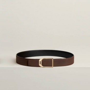 에르메스 남성 리버서블 자키 벨트 - Hermes Mens Jockey Reversible Belt 